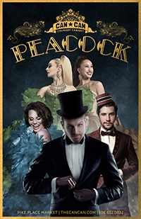 PEACOCK: Seattle's world class, dinner theatre featuring the best of dance, cabaret, burlesque, glitz and glamour.